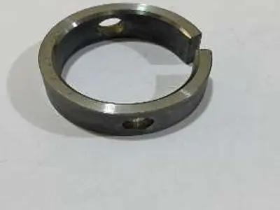 CNC-machined circular component manufactured to customer specifications