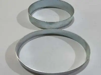 High-precision CNC machined metal ring manufactured to customer specifications