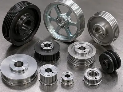 Sheet Metal Pulleys for Powertrain Applications