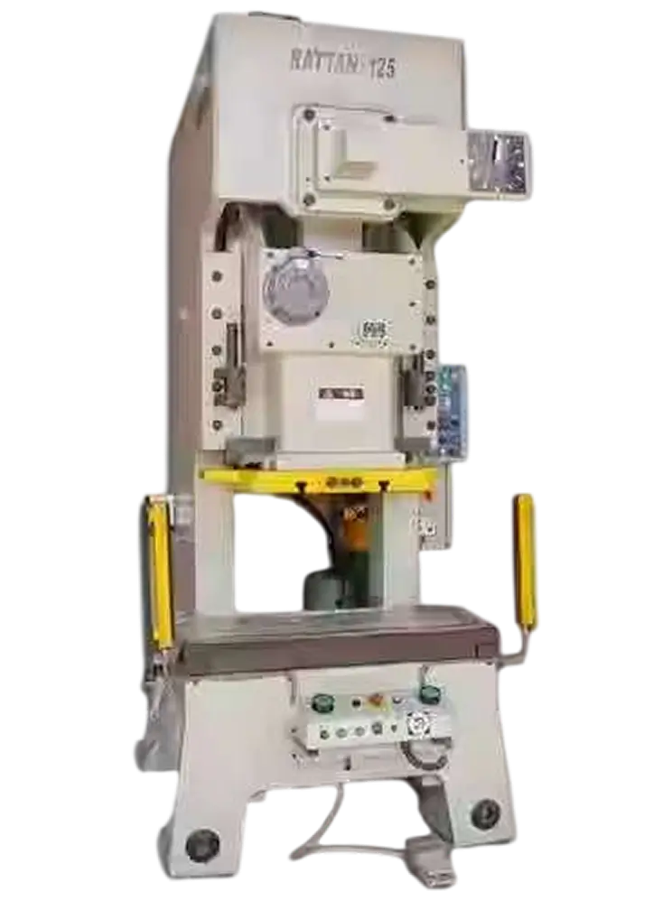 Mechanical press machine for precision sheet metal stamping operations