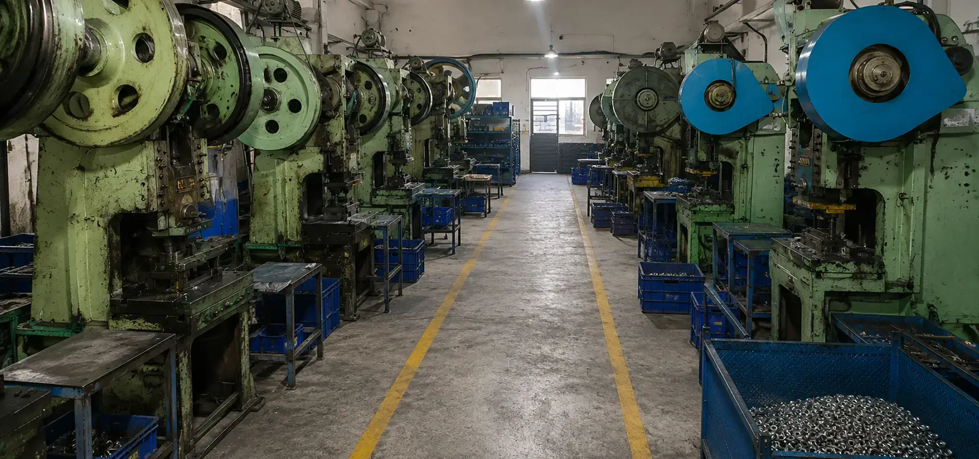 Advanced manufacturing facility with sheet metal production and power press machines at Gola Engineering Works